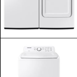 Almost New-Samsung Top Loading Washer & Dryer