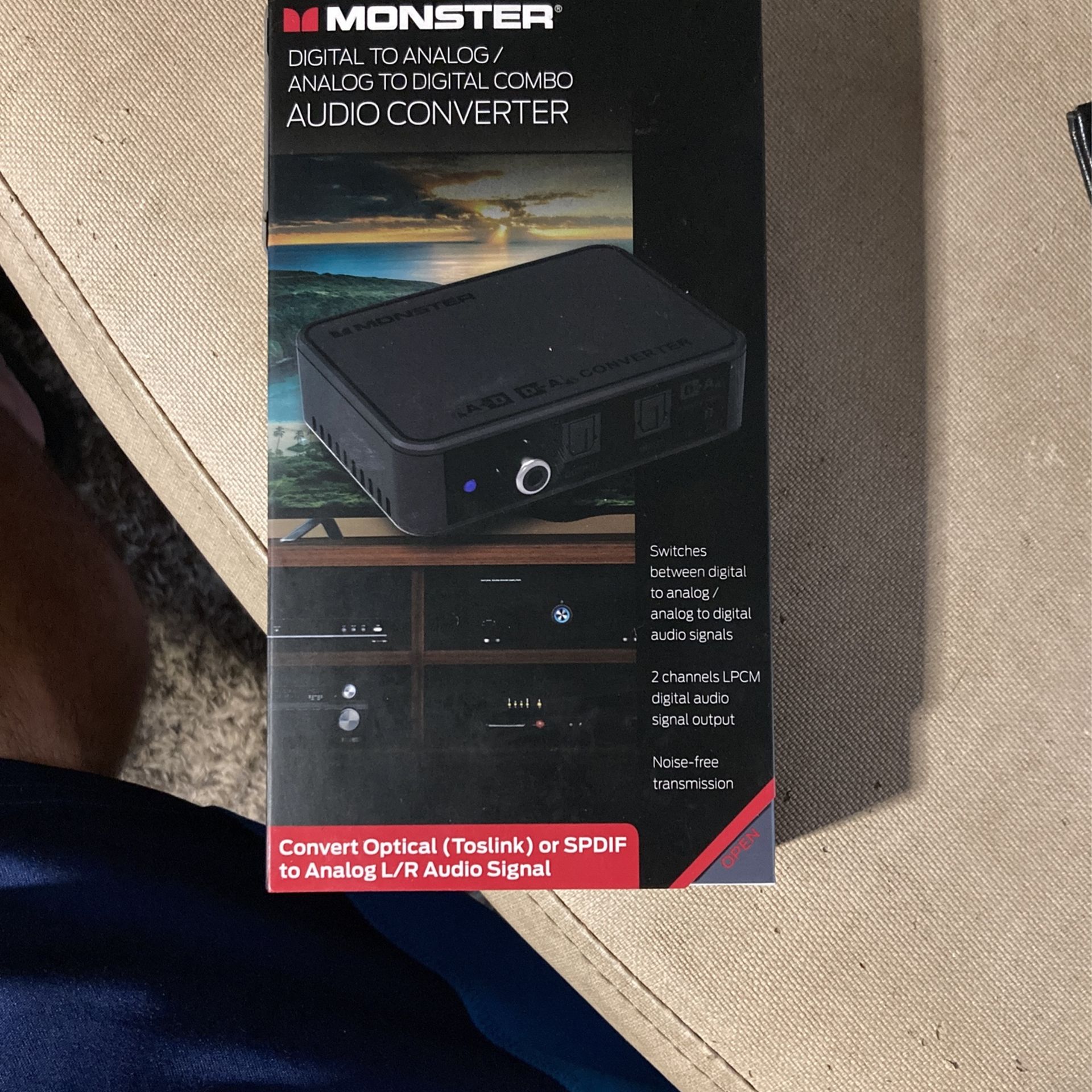 Monster Digital to Analog/Analog to Digital Combo Audio Converter for