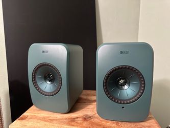 KEF LSX II LT Wireless HiFi Speakers Pair - Sage Green