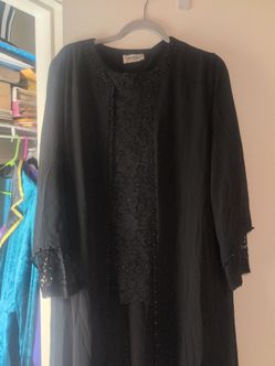 Woman's long elegant dress