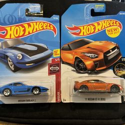 Hot Wheels Nissan lot