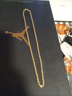 14k gold rope chain 25.8 grams 20inch