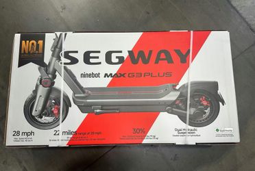 Segway Ninebot Max G3 Plus Electric Scooter - Brand New in Box - 28 MPH