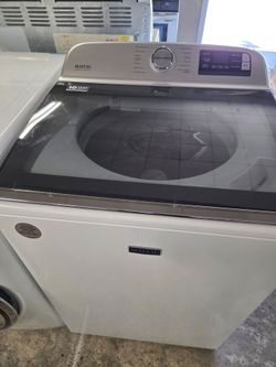 Maytag top load washer single with agitator warranty Financing With Snap If You Qualify Reconditioned
