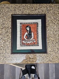 Island Woman Art Canvas / Framed