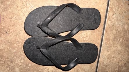 black sandals