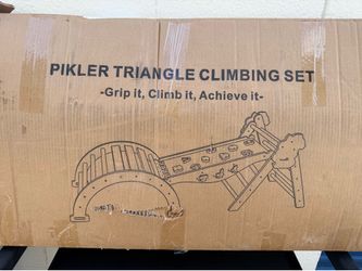 Pikler Triangle Climbing Set