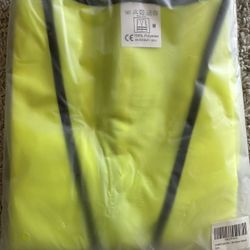 Safety Vest For Men Women Yellow Size medium 