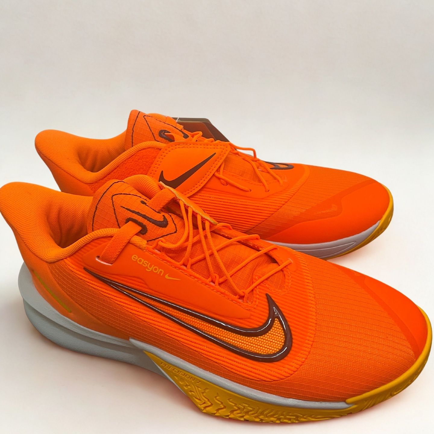 Nike Precision VII 7 – Size 9.5 Men Basketball Shoes Orange White FN4322-800 NEW Nike Precision VII  main image 2