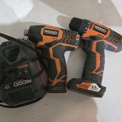 New ridgid Drill And Driver Set 