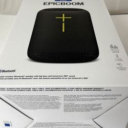 Ultimate Ears EPICBOOMt Outdoor 360 Degree Sound Waterproof (new in-box)