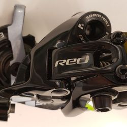 SRAM Red Carbon 10 speed rear derailleur Black And Geen Special Ed
