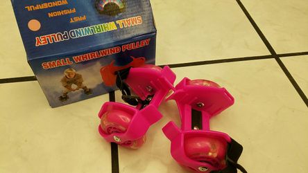Roller pulley shoes kids