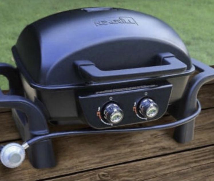 grill Cast Aluminum Table Top Gas BBQ