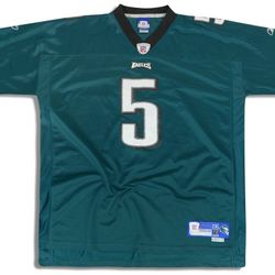 Donovan McNabb #5 Philadelphia Eagles Reebok NFL Equipment Jersey Adult  54 Green 