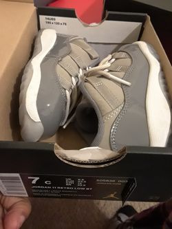 Kids Retro Jordan "Cool Gray" 11 low