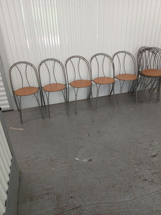 9 Rod Iron Chairs Heavy Duty