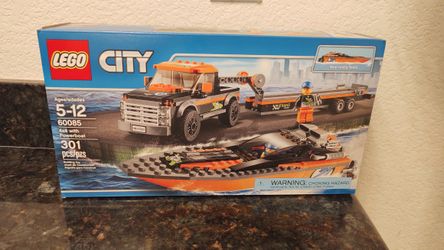 Lego 4x4 With Power Boat 60085