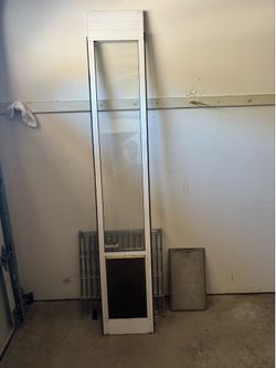 Pet Safe Slider dog door. Large dog