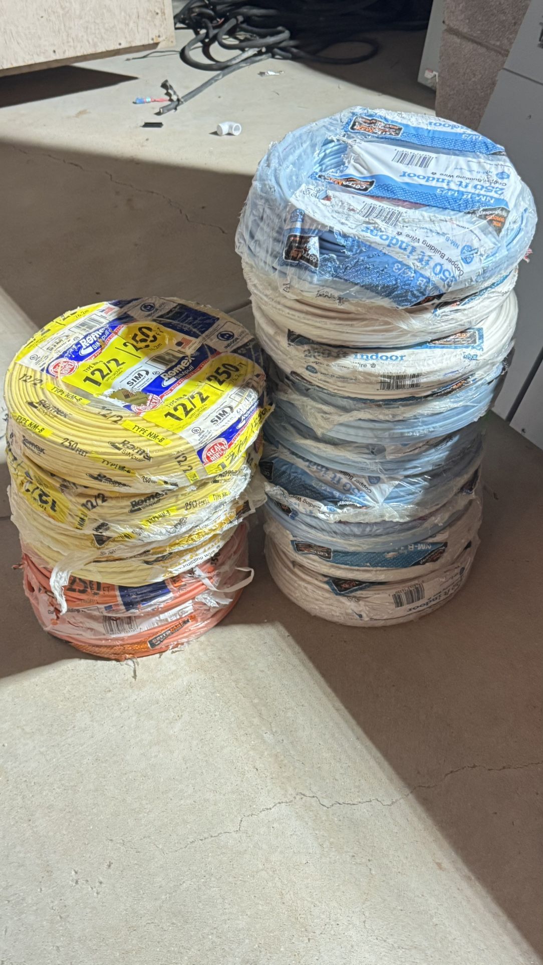 Romex 12/2,14/3,10/2