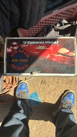CERWIN VEGA STEALTH SERIES SS262 6” mobile audio speakers