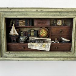 Heavy Ceramic/Resin 3d Wall Hanging Art 10”