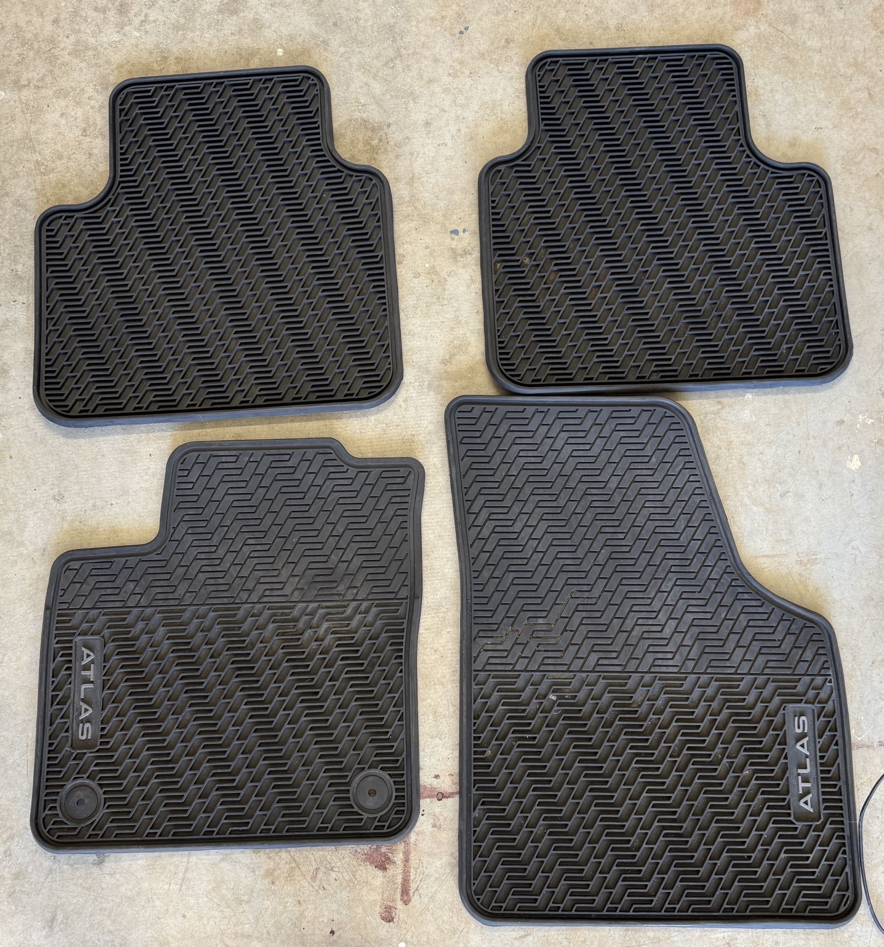 2020 VW Atlas Cross Sport - OEM Rubber Floor Mats