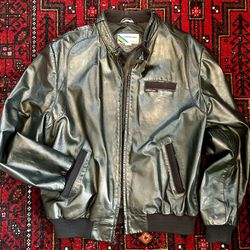 Vintage Men’s leather Members Only jacket XL