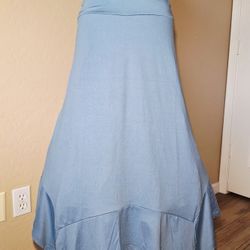 Renaissance Medieval Gothic Gypsie Pirate Peasent Fairy Cosplay Casual Asymmetrical Skirt Medium NWT