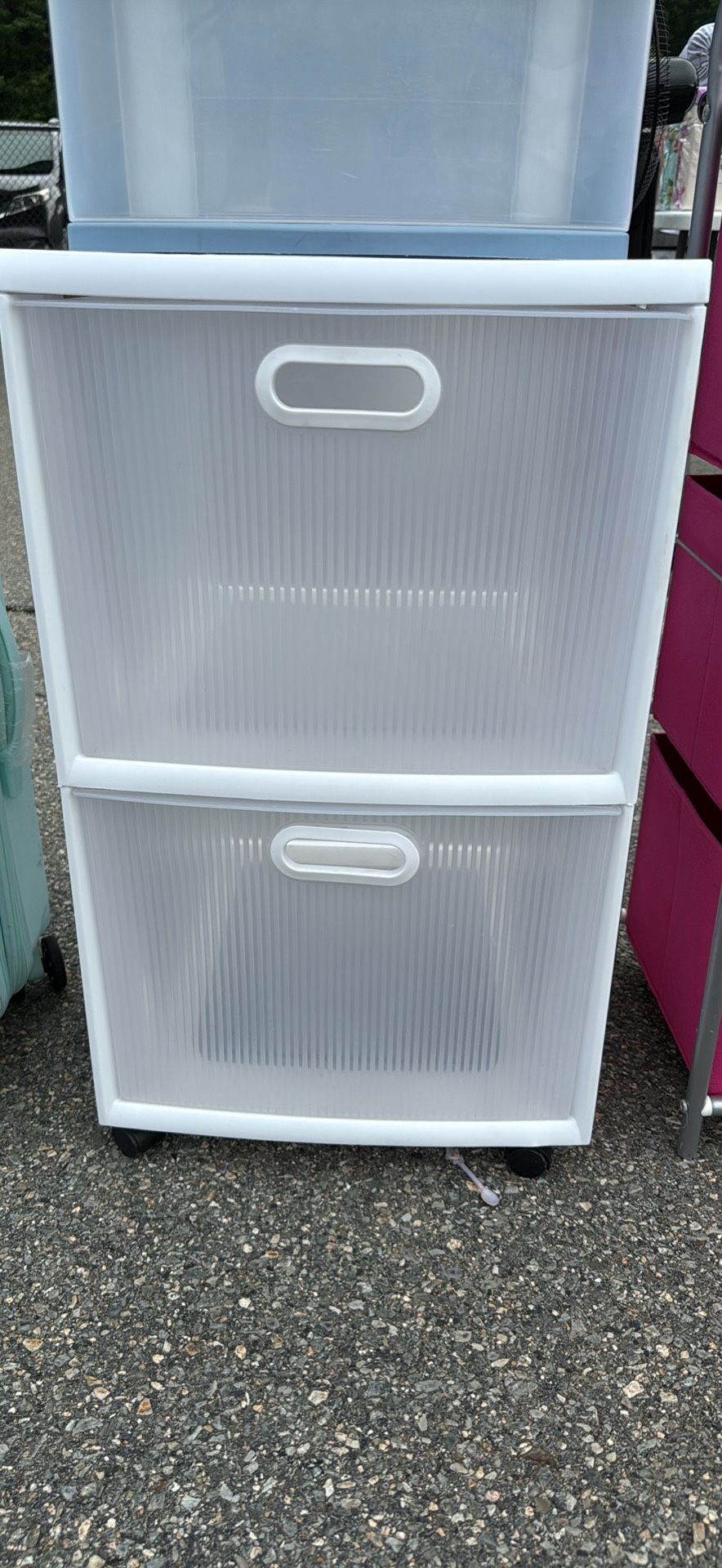 Sterilite Two Drawer Storage Bin