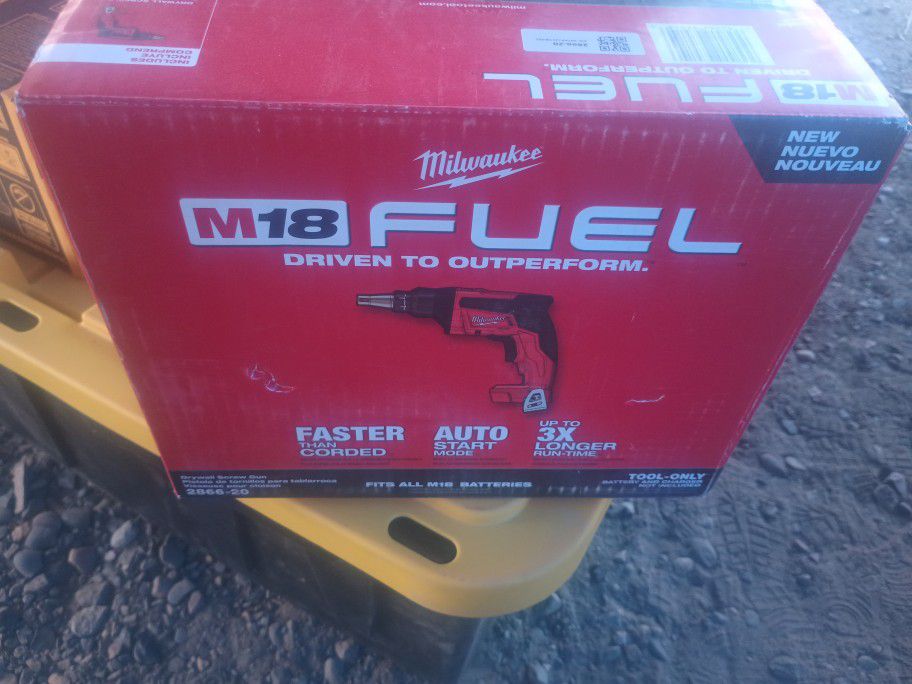 Milwaukee M18 Fuel Drywall Gun 🔫🔫🔫 TOOL ONLY 🔫🔫🔫