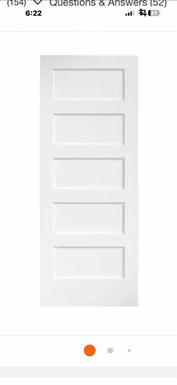 30” x 80” interior slab door no frame