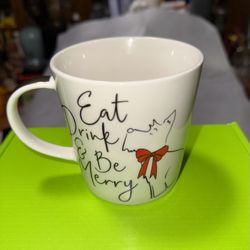 Radley London Eat Drink & Be Merry Bone China Dog Mug