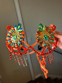 Rave carnival bra