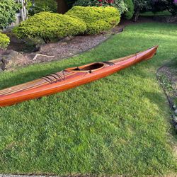 Wooden Sea Kayak Pygmy Cedar Strip