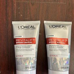 L’Oréal Facial Cleanser $5each