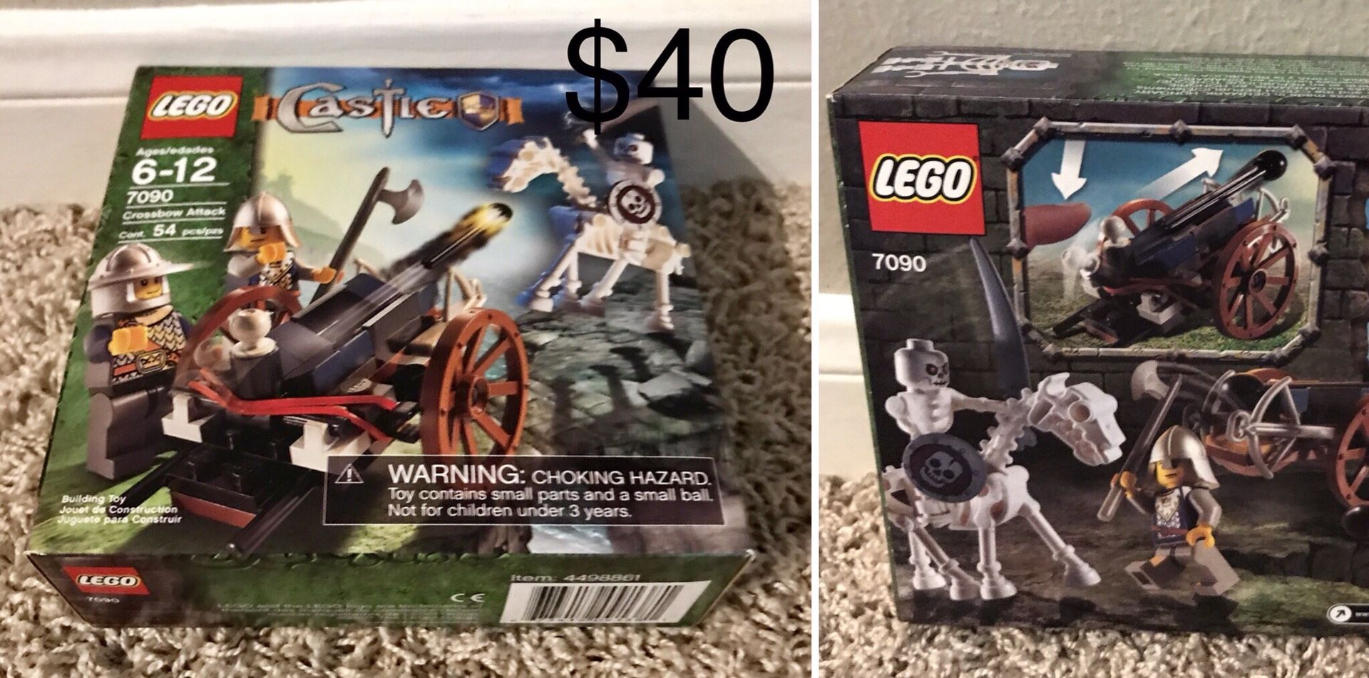 Vintage Lego #7090 “ crossbow attack” Set