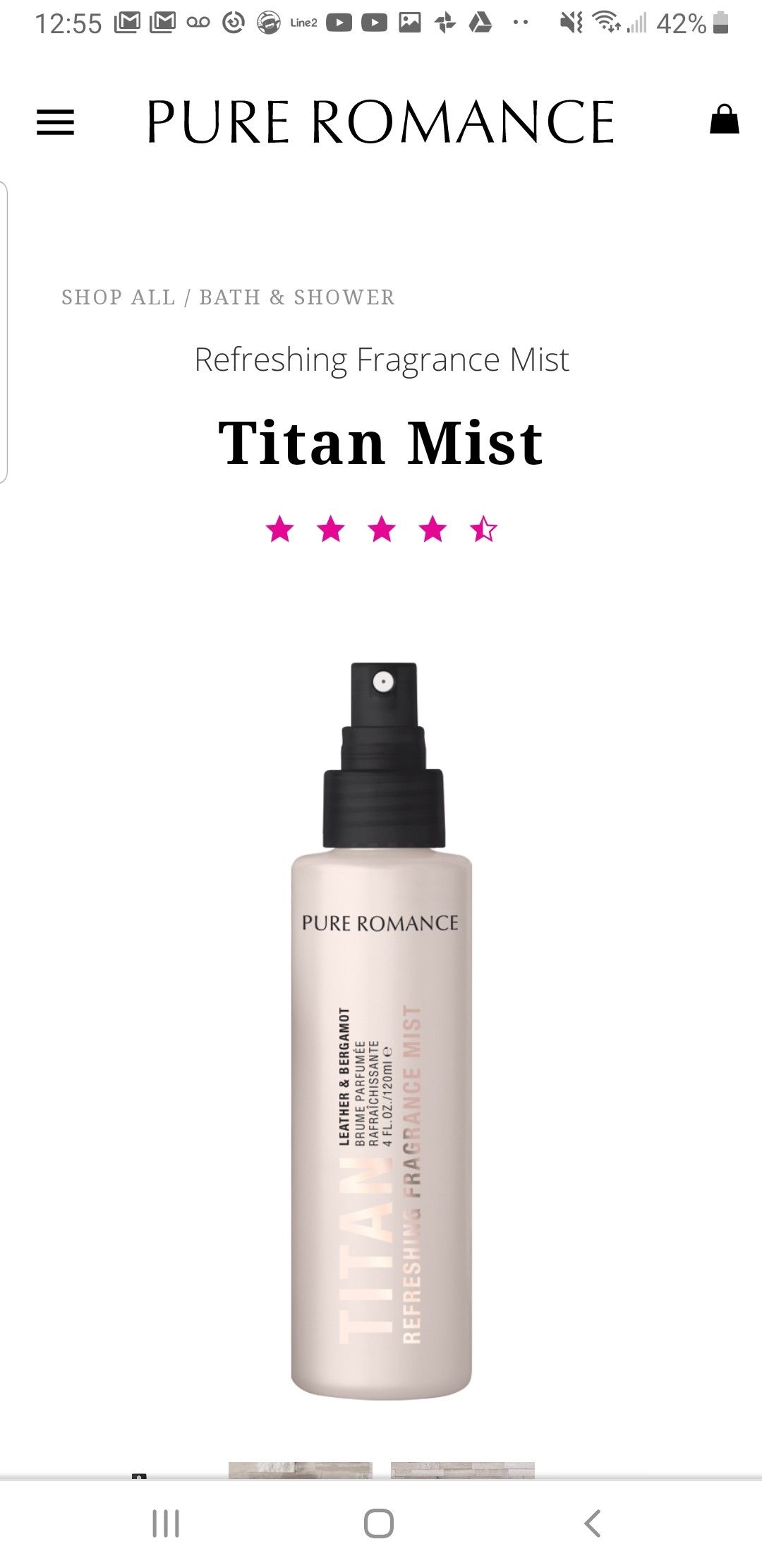 Titan Men's fragrance