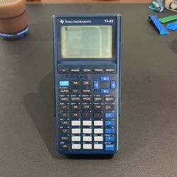 TI-81 Graphing Calculator