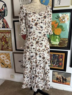 Floral Stamp Dress