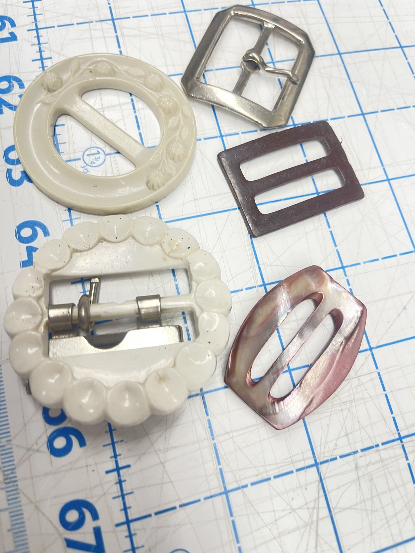 Vintage Buckles For Sewing Dresses Antique Craft Supplies Sewing Supplies