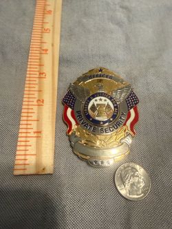 Officer Private Security Badge