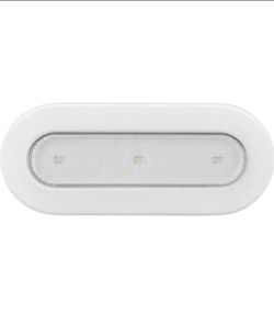 EcoLight 6" White Battery-Operated Auto Timer LED Tap Bar Light