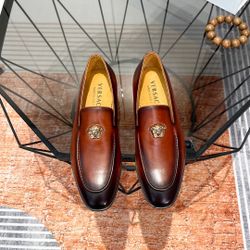 Versace Men’s Leather Shoes With Box 2026 New