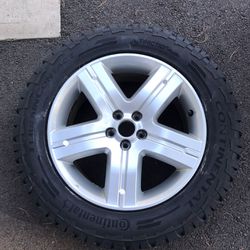 Tire and rim combo