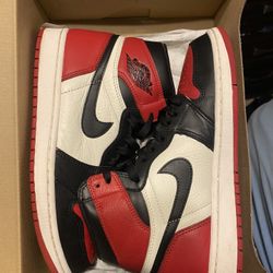Jordan 1 Bred Toe 2018