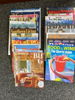 All 24- Current Popular Magazines For $8