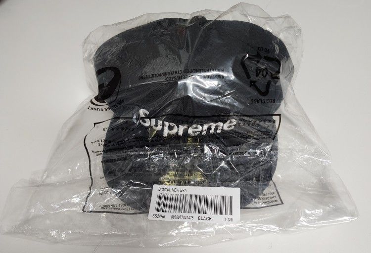 SUPREME X SHARPIE X NEW ERA BOX LOGO FITTED 59FIFTY HAT SZ 7 3/8