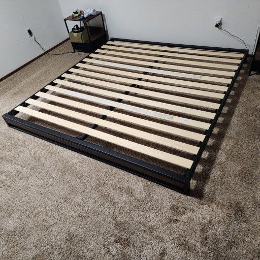 King Bedframe And Matching Side Tables