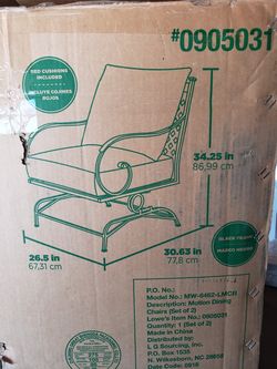 Yorkford Motion dining chairs